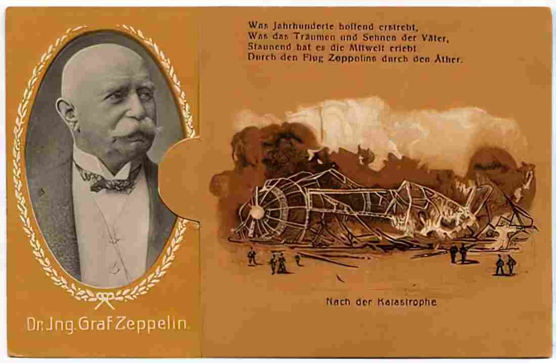 Zeppelin Airship 928 A4 Photo Print