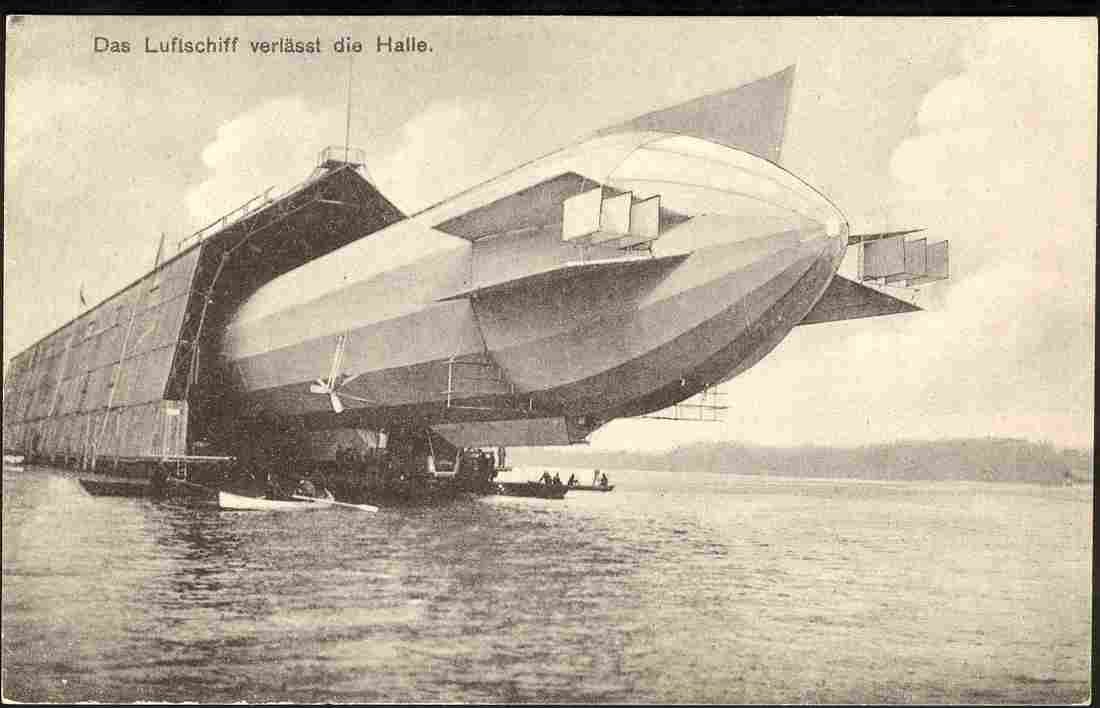 Zeppelin Airship 954 A4 Photo Print