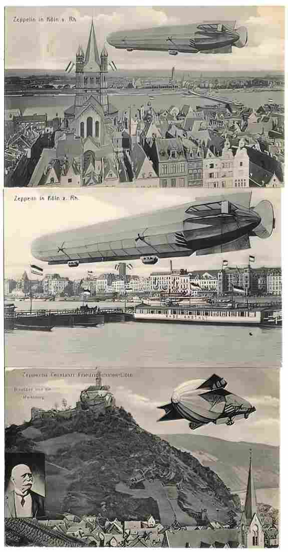 Zeppelin Airship 956 A4 Photo Print