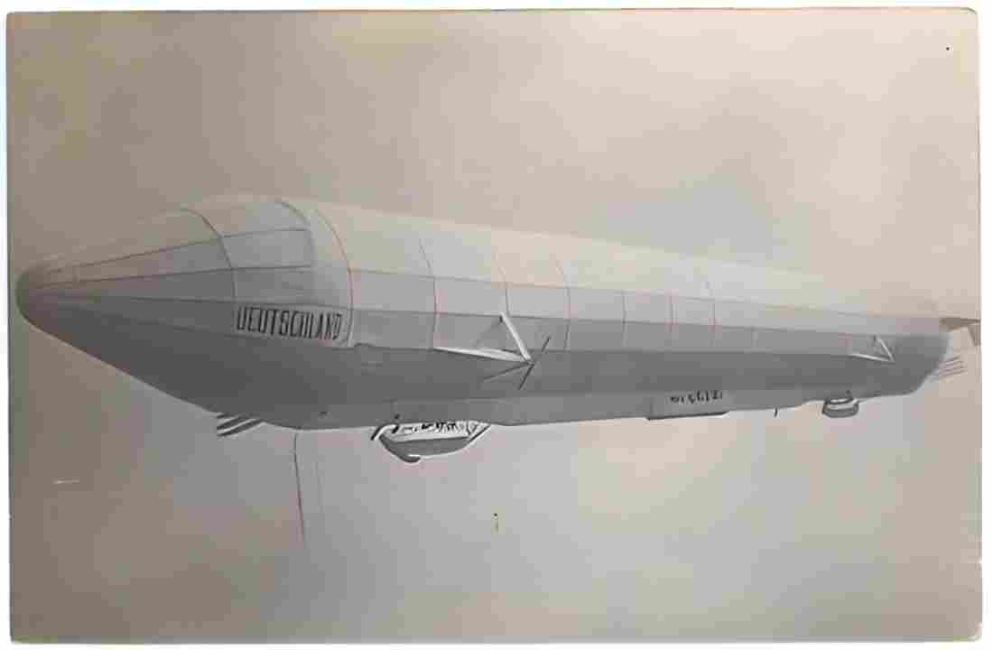 Zeppelin Airship 971 A4 Photo Print