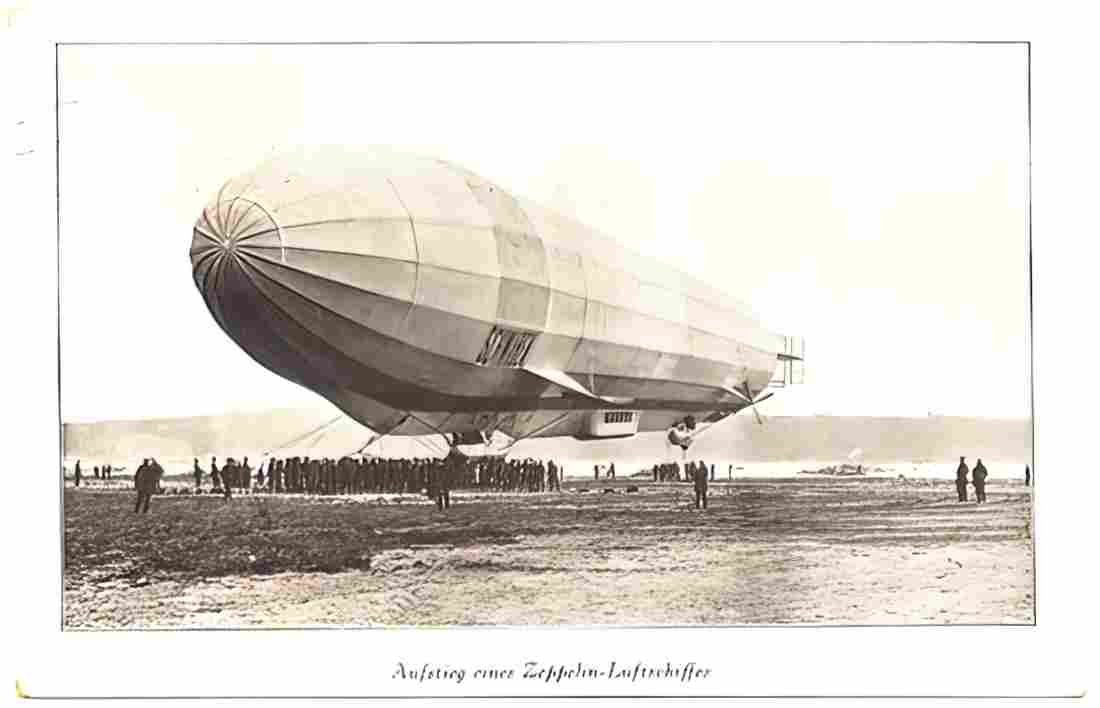 Zeppelin Airship 977 A4 Photo Print