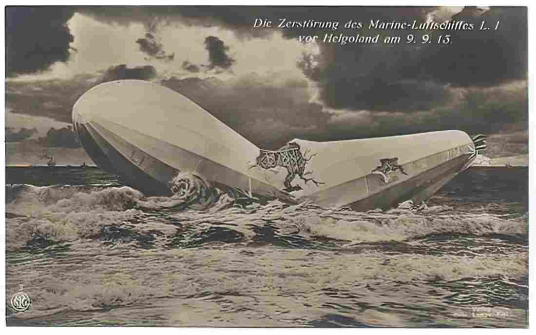 Zeppelin Airship 999 A4 Photo Print