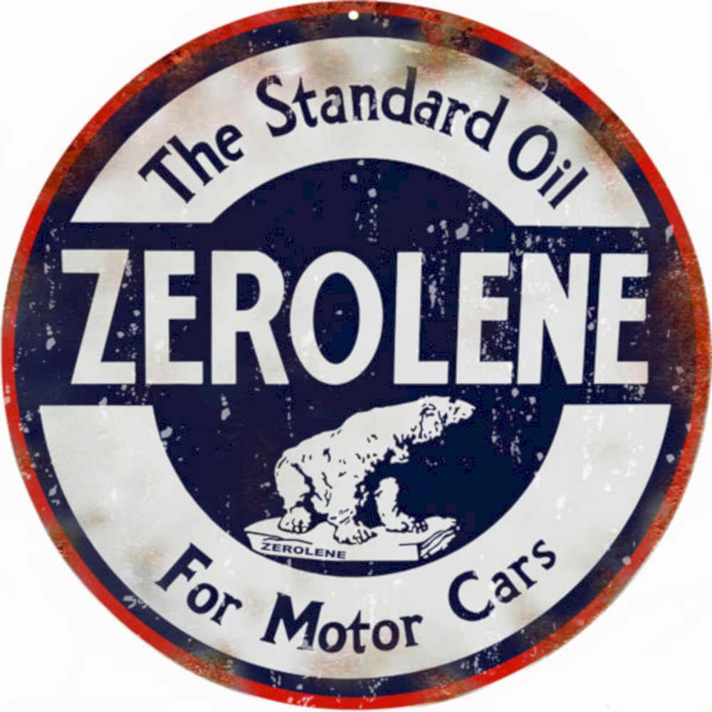 Zerotene Bear Sign Vintage Retro Advert Ads A4 Photo Print