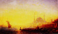 Ziem Felix CONSTANTINOPLE AU SOLEIL COUCHANT A4 Photo Print