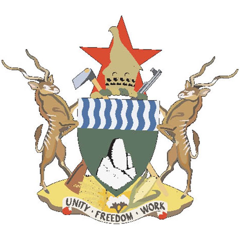 Zimbabwe Coat Of Arms N6976 A4 Photo Print