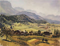 Zinaida Serebriakova alps annecy 1933 Art A4 Photo Print