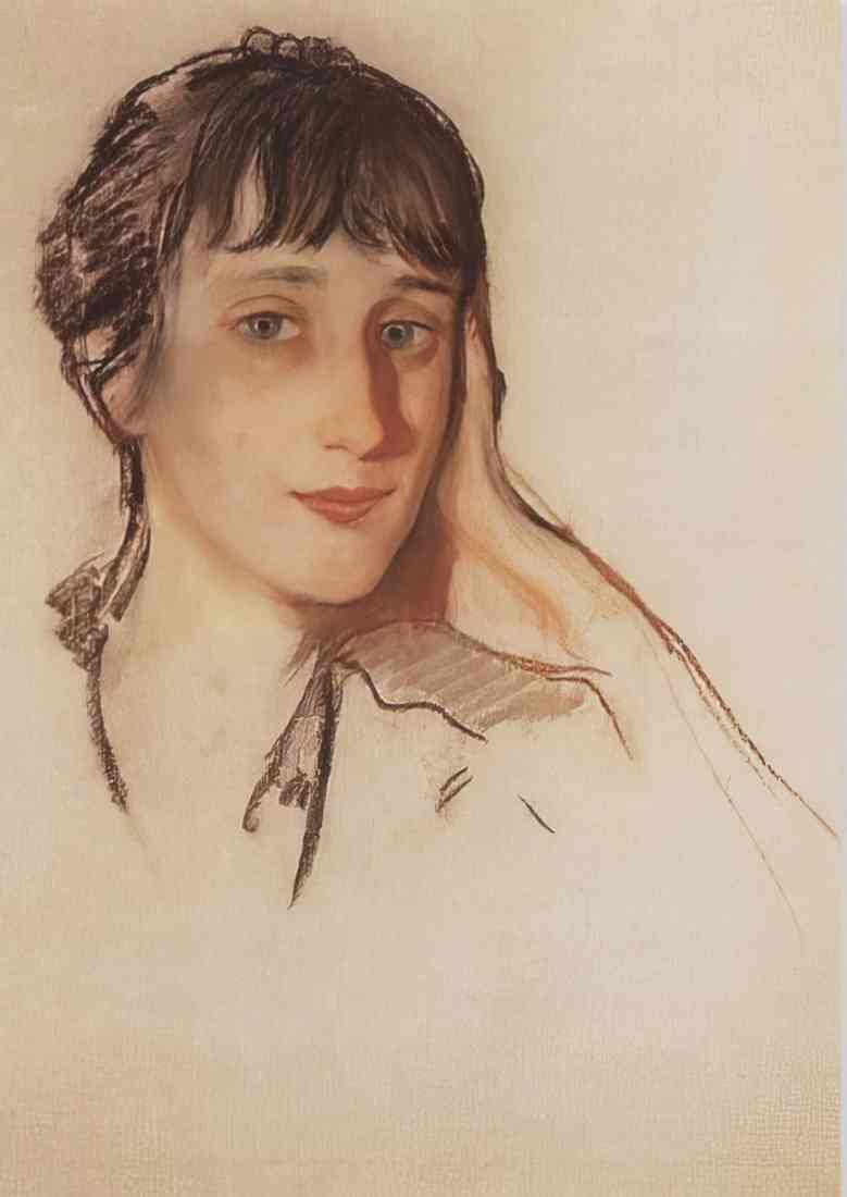 Zinaida Serebriakova anna akhmatova 1 A4 Photo Print