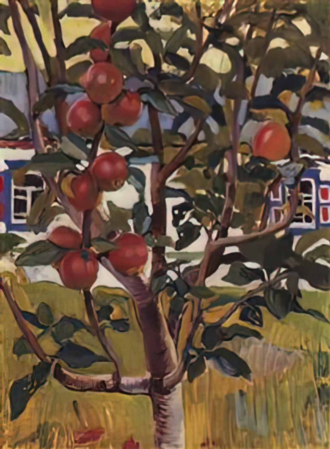 Zinaida Serebriakova apple tree Art A4 Photo Print