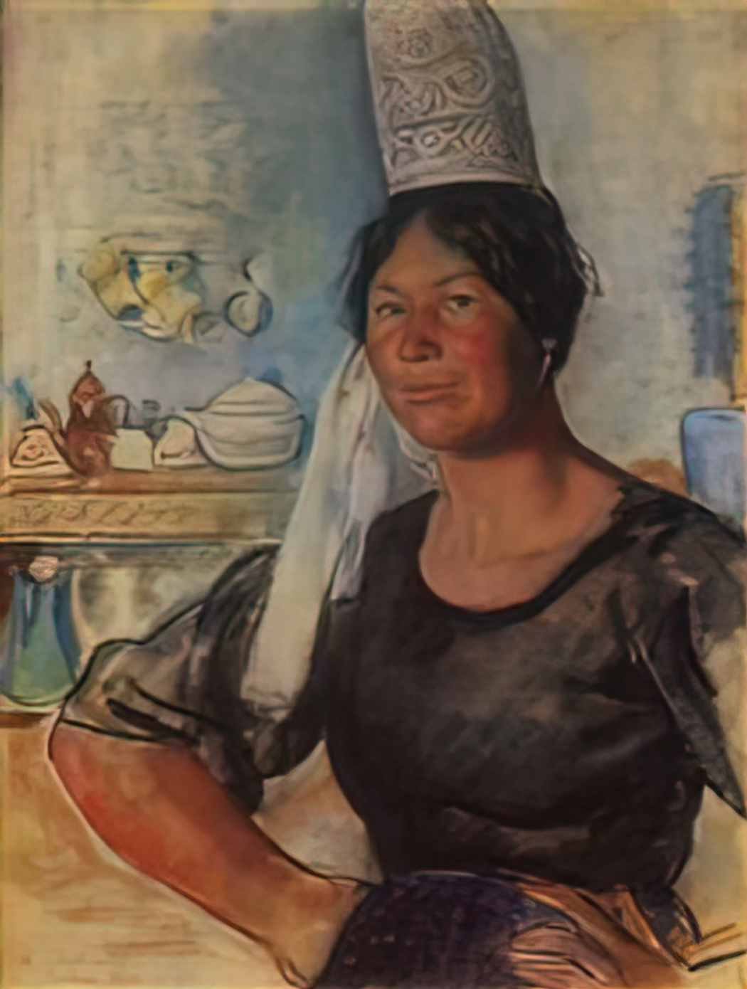 Zinaida Serebriakova breton 1934 Art A4 Photo Print