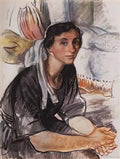 Zinaida Serebriakova breton 1935 Art A4 Photo Print