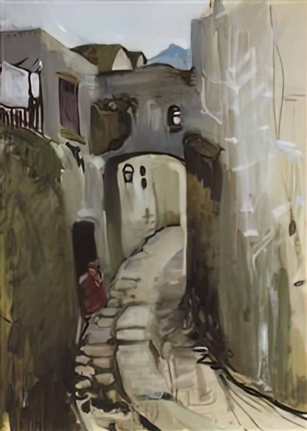 Zinaida Serebriakova capri 1903 Art A4 Photo Print
