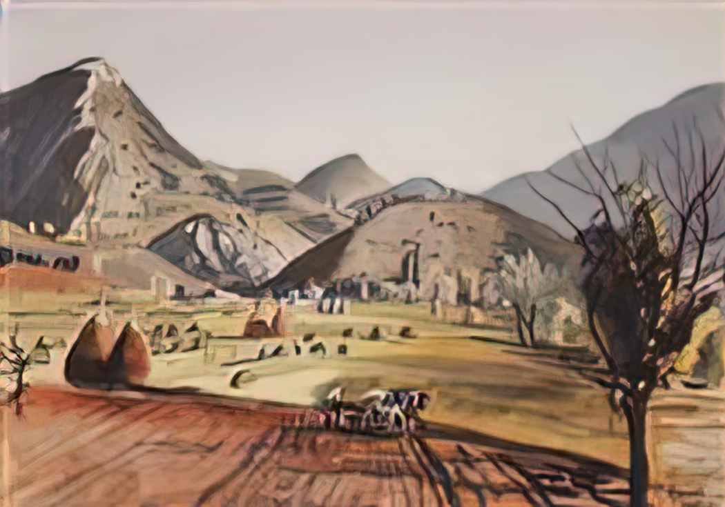Zinaida Serebriakova castellan valley 1929 Art A4 Photo Print