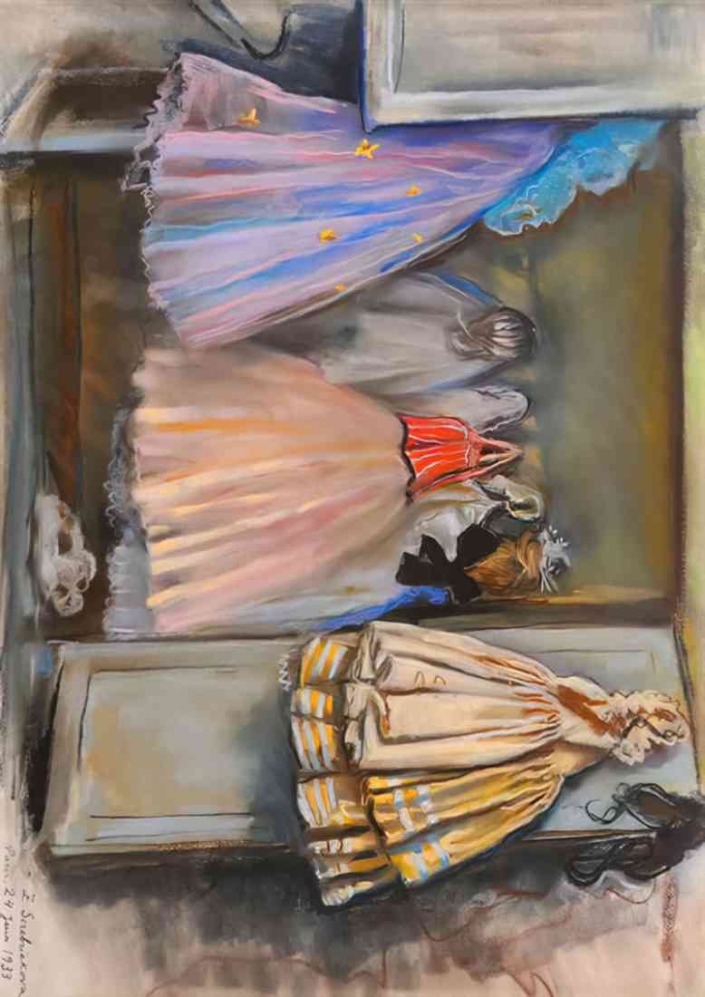 Zinaida Serebriakova closet of ballerina irina baranova 1933 A4 Photo Print