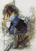 Zinaida Serebriakova dancer 1924 Art A4 Photo Print