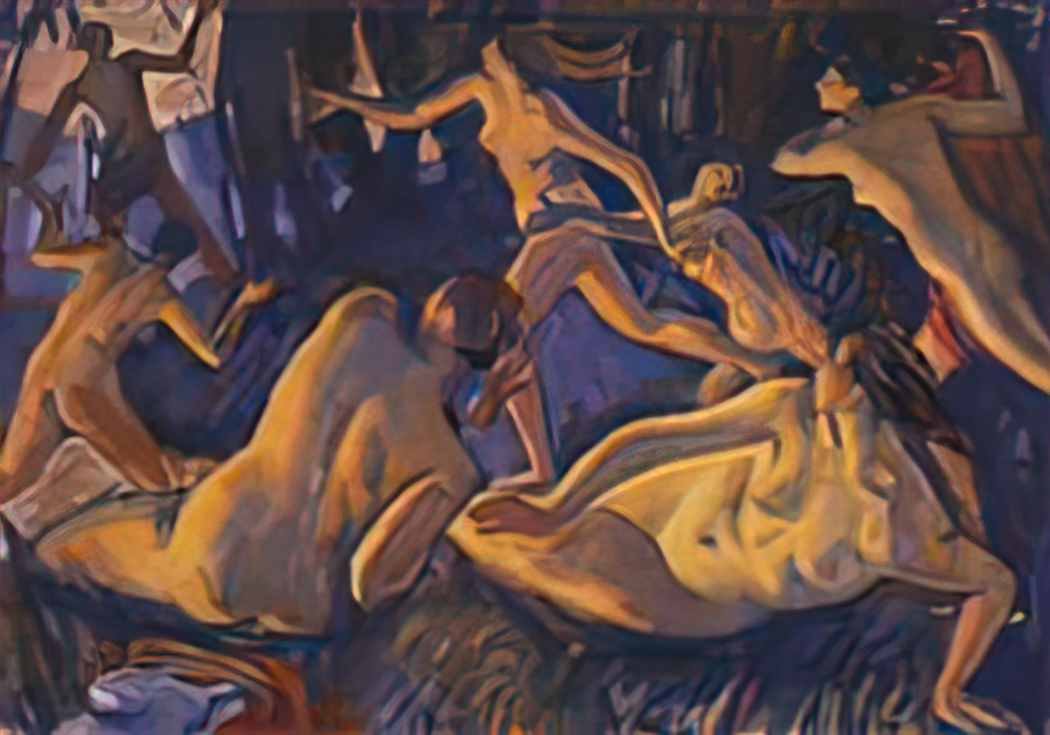 Zinaida Serebriakova diana and actaeon 1917 Art A4 Photo Print