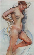 Zinaida Serebriakova emerging from the bath 1928 Art A4 Photo Print