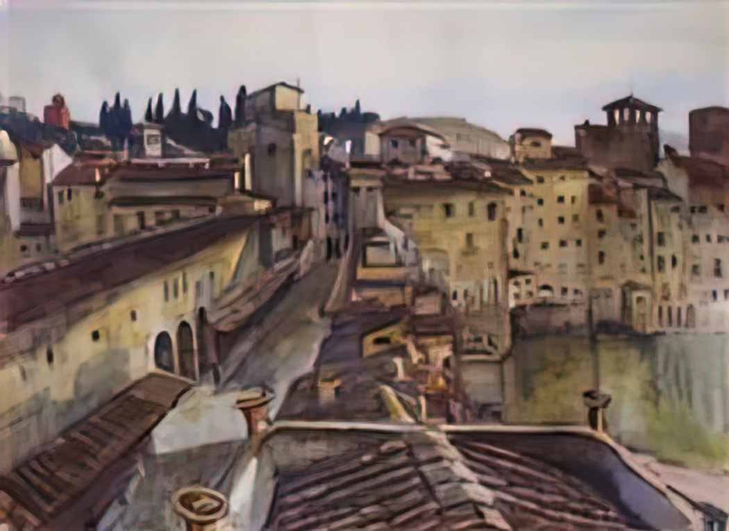 Zinaida Serebriakova florence ponte vecchio 1932 Art A4 Photo Print