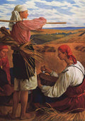 Zinaida Serebriakova harvesting CROP A4 Photo Print