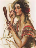 Zinaida Serebriakova in the dressing room 1924 Art A4 Photo Print