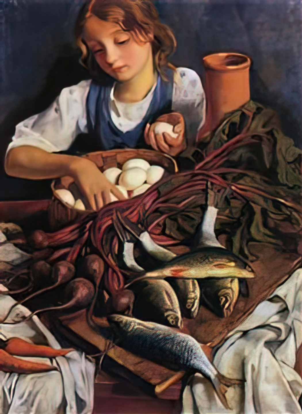 Zinaida Serebriakova in the kitchen 1923 Art A4 Photo Print
