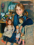 Zinaida Serebriakova katya 1923 Art A4 Photo Print