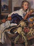 Zinaida Serebriakova katya still life 1923 Art A4 Photo Print
