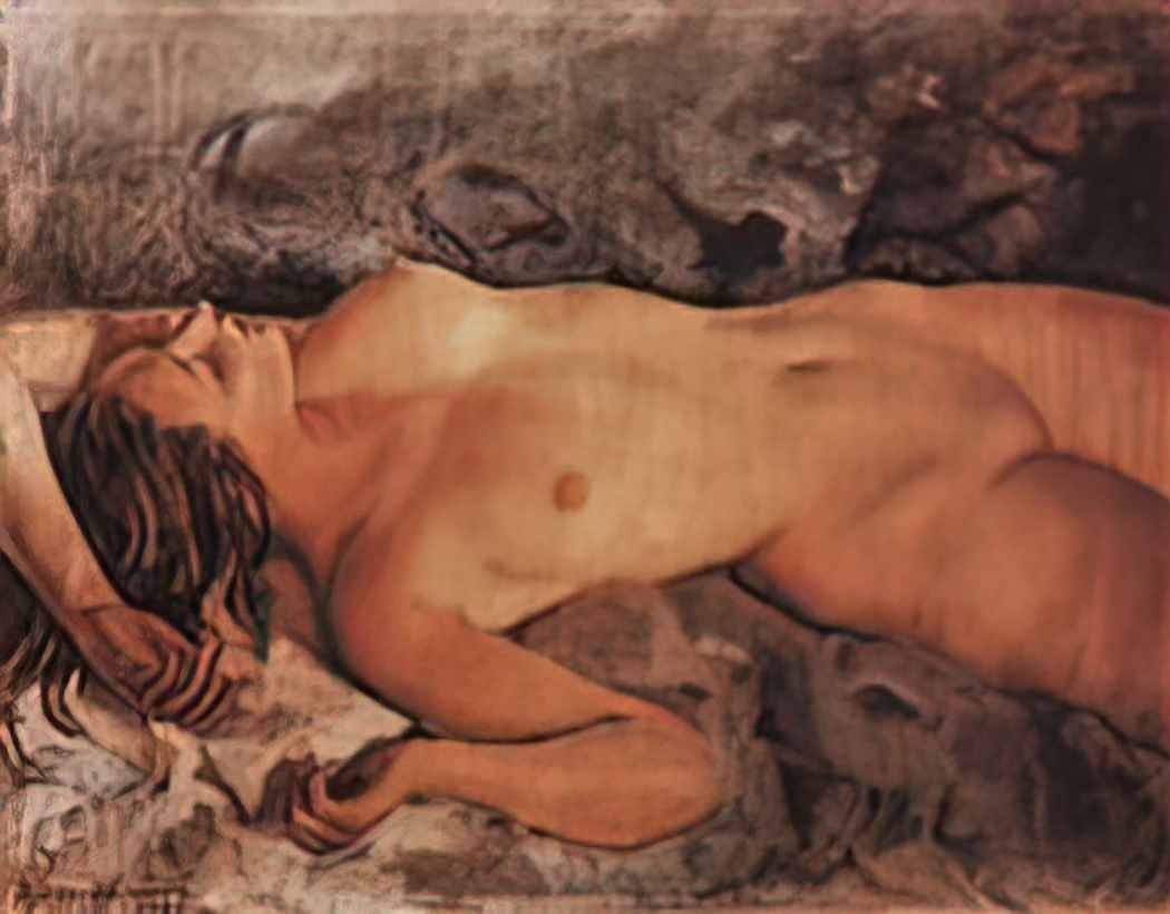 Zinaida Serebriakova nude 1927 Art A4 Photo Print