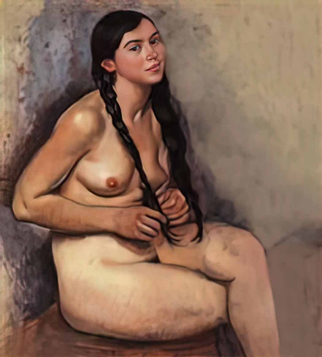 Zinaida Serebriakova nude Art A4 Photo Print
