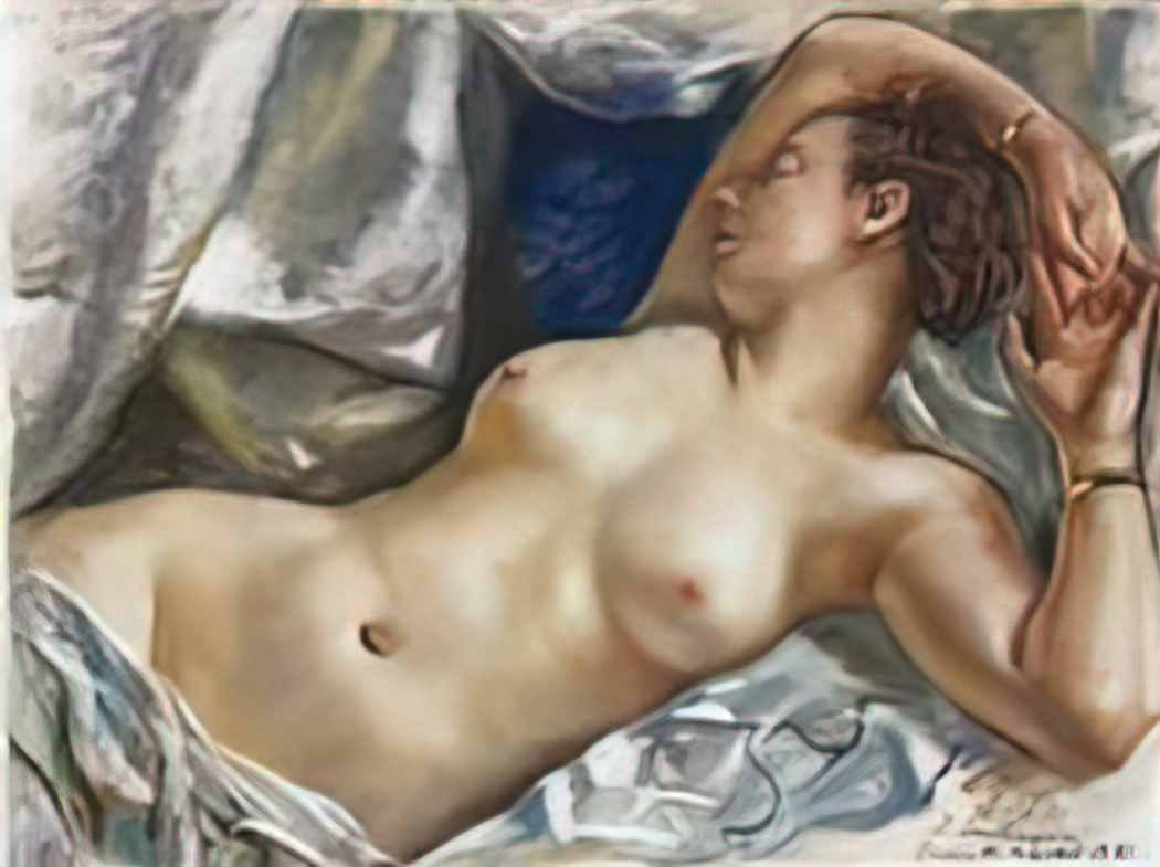 Zinaida Serebriakova nude naturschitsa 1941 Art A4 Photo Print
