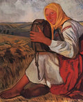 Zinaida Serebriakova peasant 1914 Art A4 Photo Print
