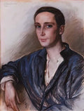 Zinaida Serebriakova prince felix yusupov 1925 Art A4 Photo Print