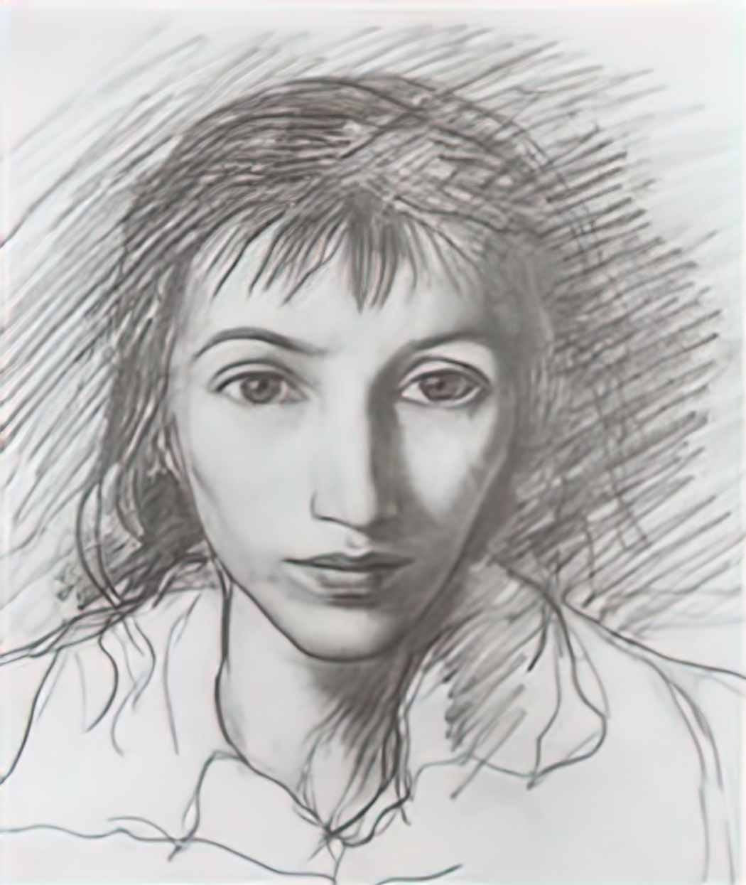 Zinaida Serebriakova self portrait 1 Art A4 Photo Print