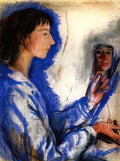 Zinaida Serebriakova self portrait 1910 Art A4 Photo Print