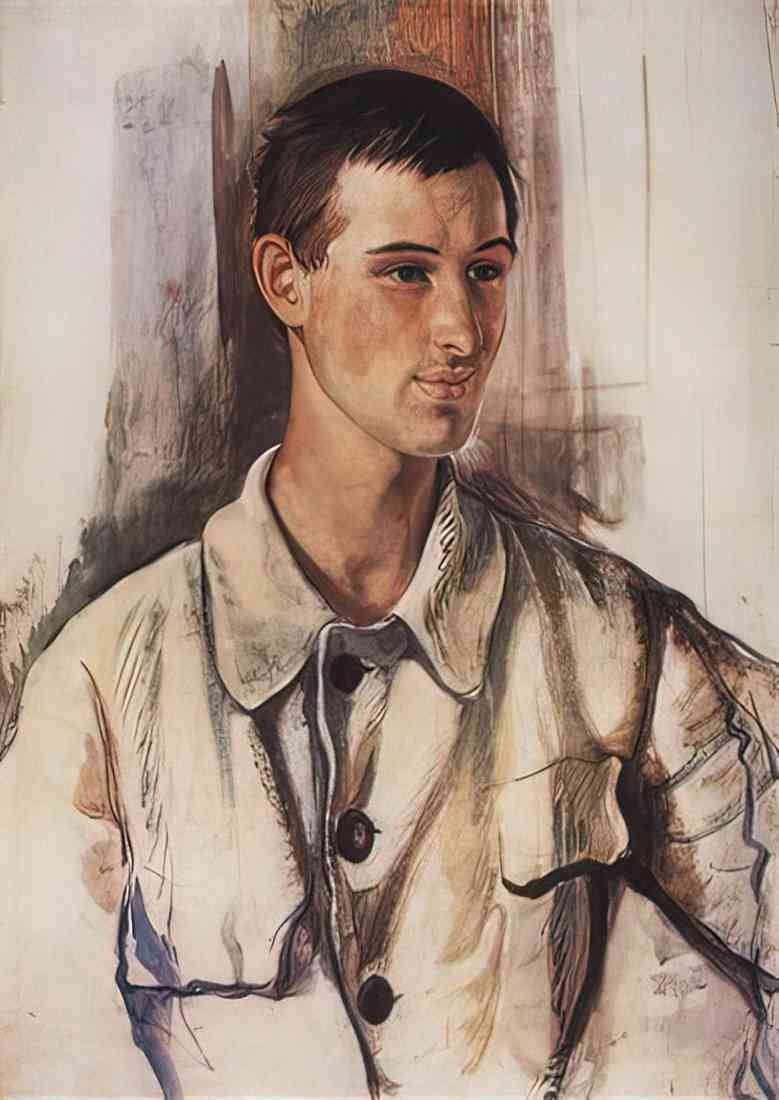 Zinaida Serebriakova self portrait dukelsky A4 Photo Print