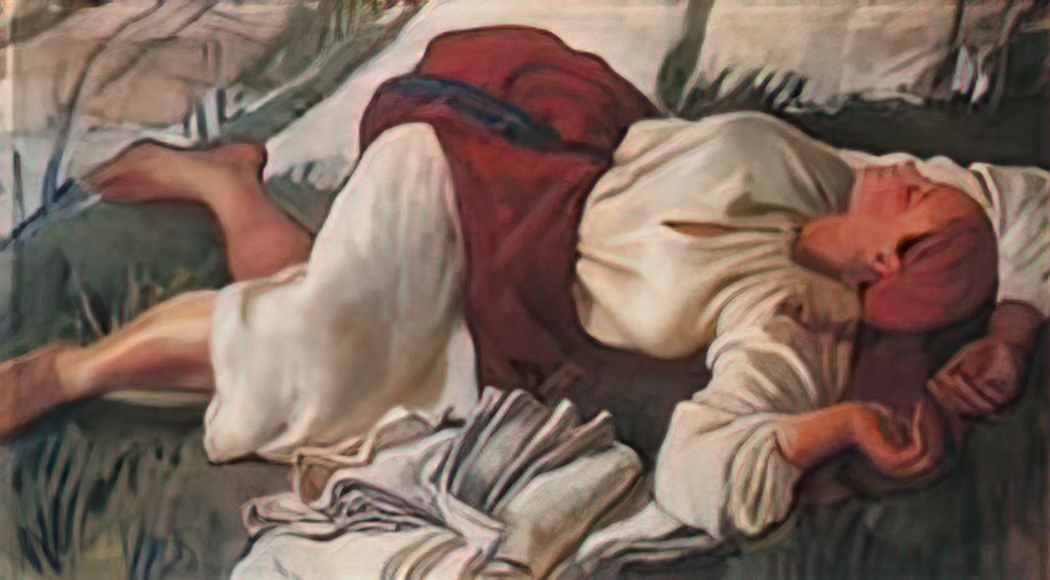 Zinaida Serebriakova sleeping peasant 1917 Art A4 Photo Print