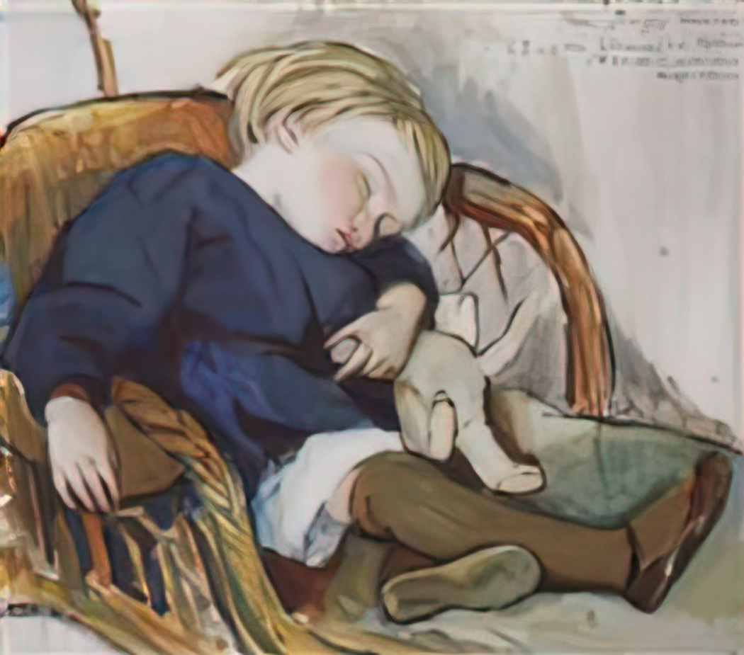 Zinaida Serebriakova so sleep binka eugene serebryakov 1908 Art A4 Photo Print