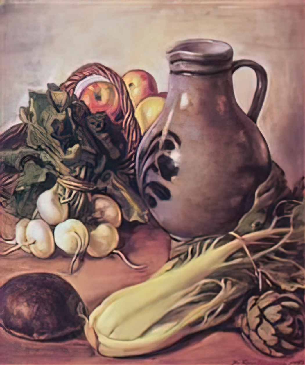 Zinaida Serebriakova still life with a jug 1952 Art A4 Photo Print