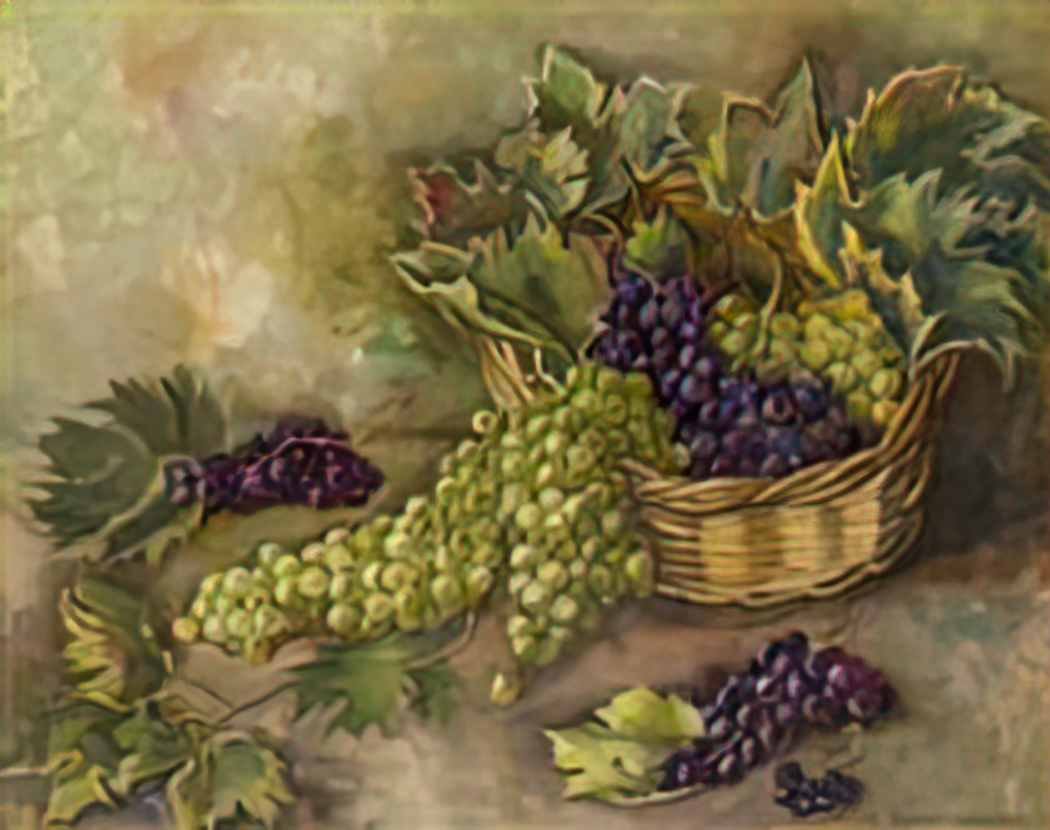 Zinaida Serebriakova still life with grapes 1936 Art A4 Photo Print