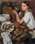 Zinaida Serebriakova tata with vegetables 1923 Art A4 Photo Print