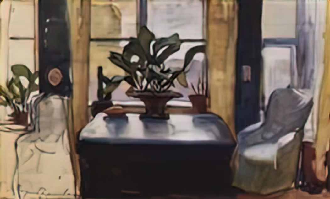 Zinaida Serebriakova terrace Art A4 Photo Print