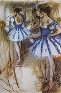 Zinaida Serebriakova two dancers 1924 Art A4 Photo Print