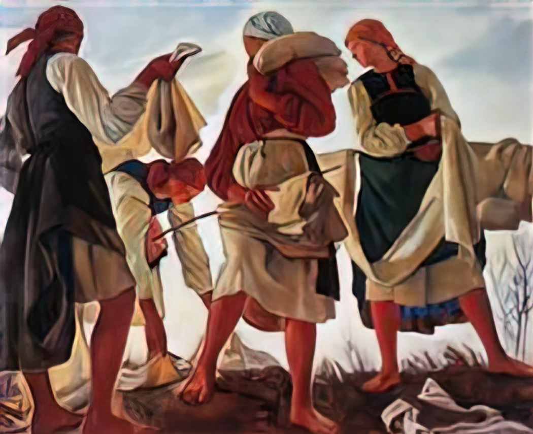 Zinaida Serebriakova whitening canvas 1917 Art A4 Photo Print