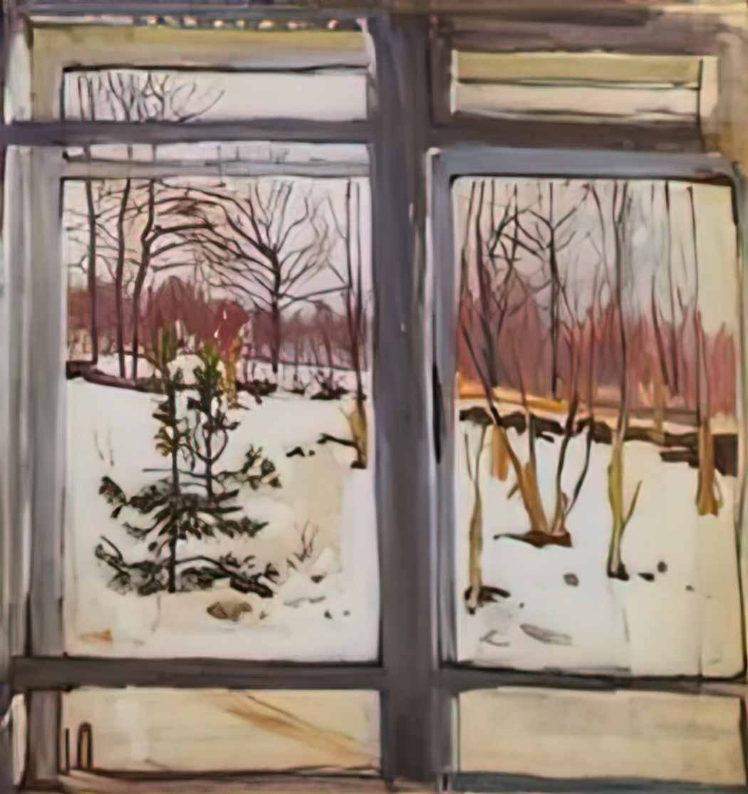 Zinaida Serebriakova window 1910 Art A4 Photo Print