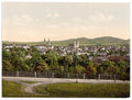 Zittau towards the Jeschken Saxony Vintage A4 Photo Print