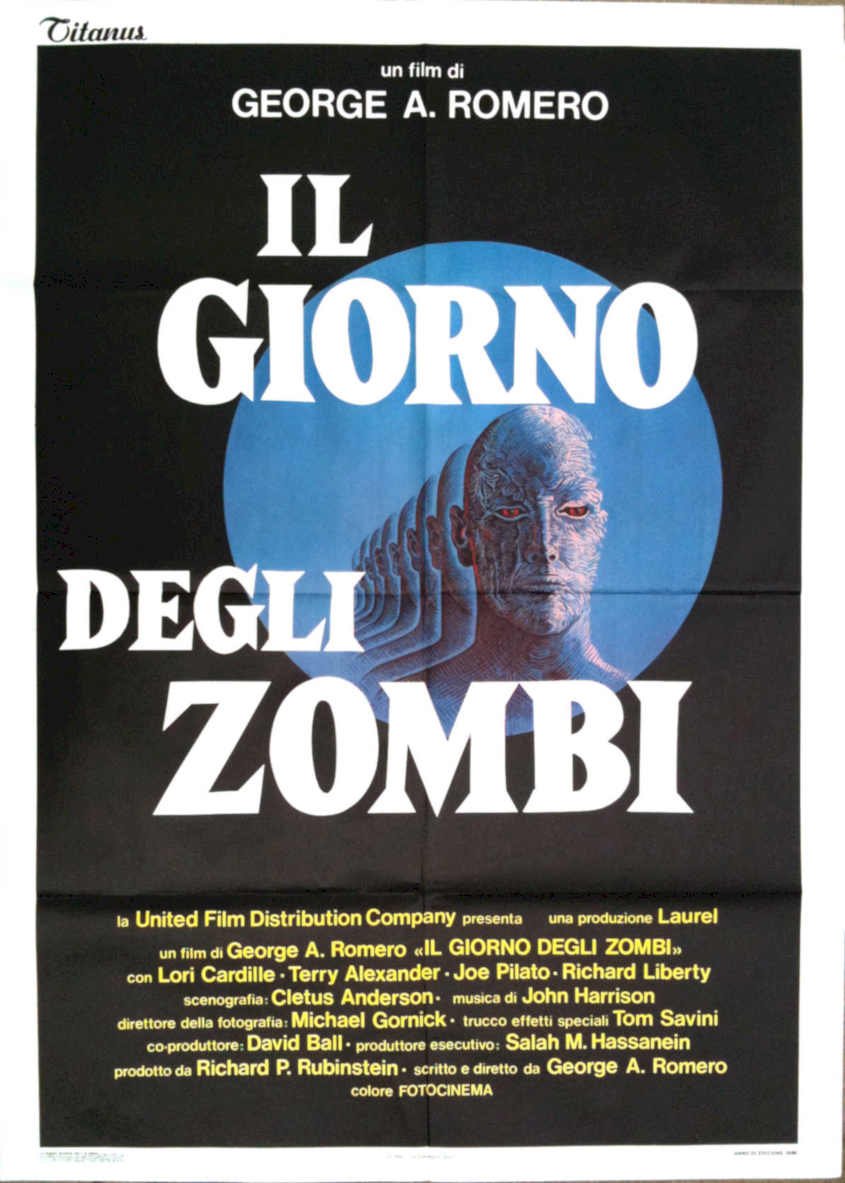 Zombie Film Titanus Vintage Retro Advert Poster A4 Photo Print