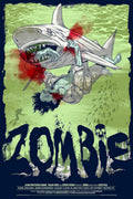Zombie Flood Vintage Retro Advert Poster A4 Photo Print