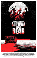 Zombie Train Moon Vintage Retro Advert Poster A4 Photo Print