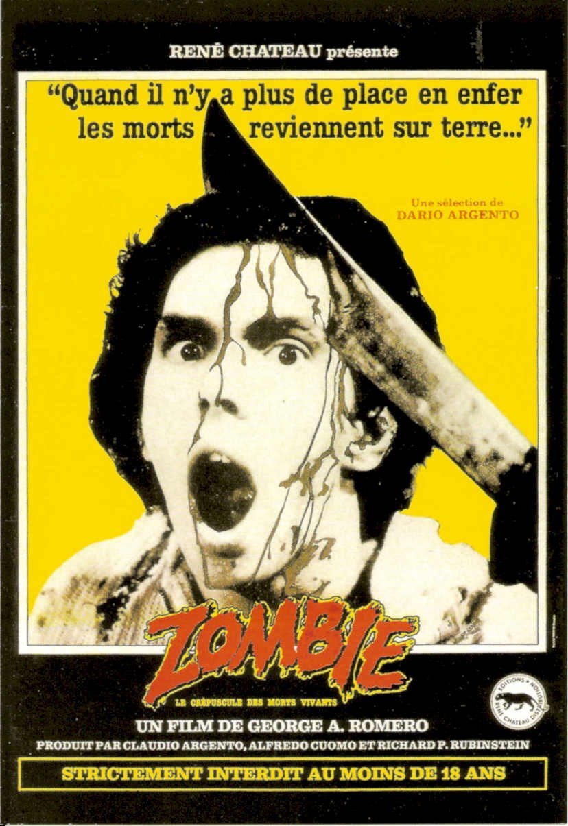 Zombie Wall Dripping Vintage Retro Advert Poster A4 Photo Print