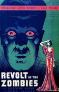 Zombie Woman Poster 1930s Vintage Retro Advert Poster