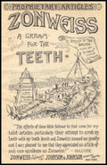 Zonweiss Seascapes Cream 2 Vintage Retro Advert Ads A4 Photo Print